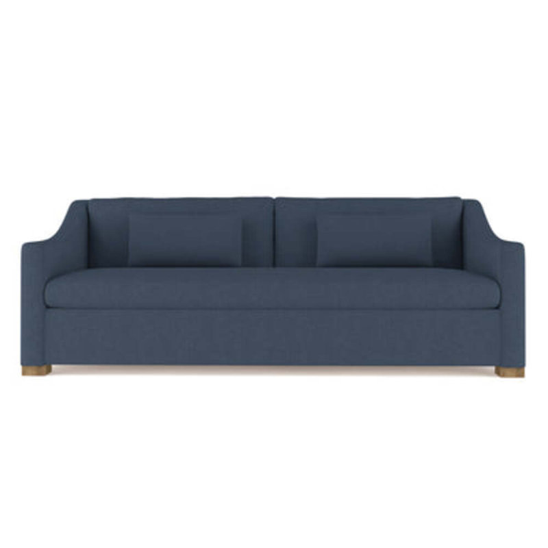 Crosby Slope Arm Sofa, Vintage Leather Alabaster, 32.5" H x 96" W x 43" D, Weathered