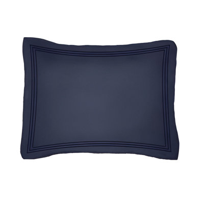 400TC Luxurious Triple Embroidery Sateen Cotton Pillow Sham