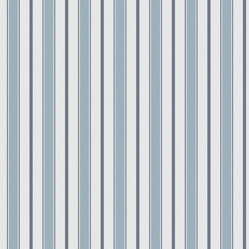 Essential Stripes Royal Stripe Wallpaper, Blue