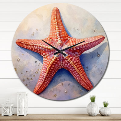 Horloge murale Spinny Starfish III