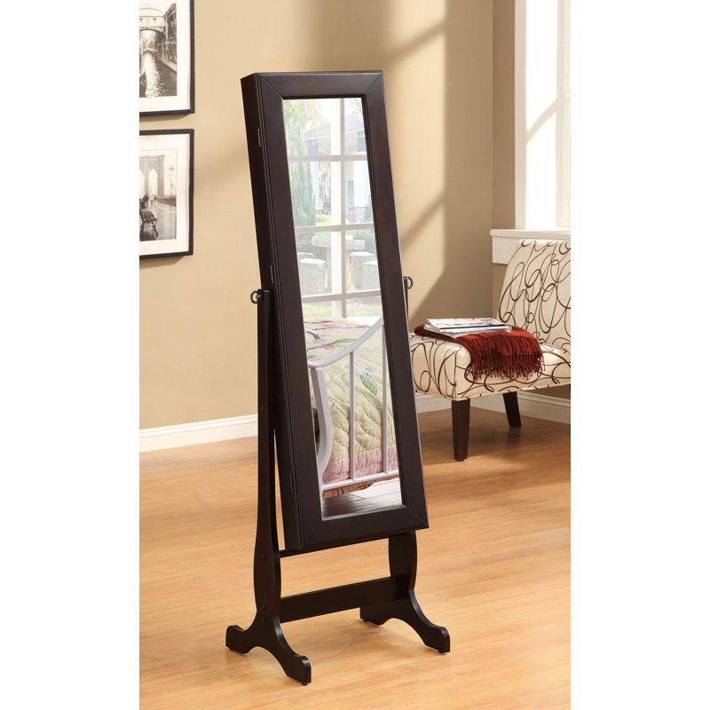 Albali Rectangle Floor Mirror, Cappuccino