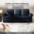  Igon 86.25" Traditional Down-Filled Genuine Leather Power Reclining Sofa-1207651213