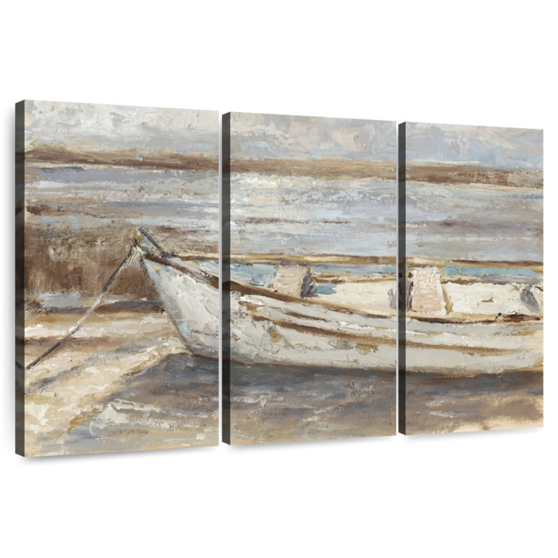 Mehar vieilli barque I, H 42 po x l 65 po