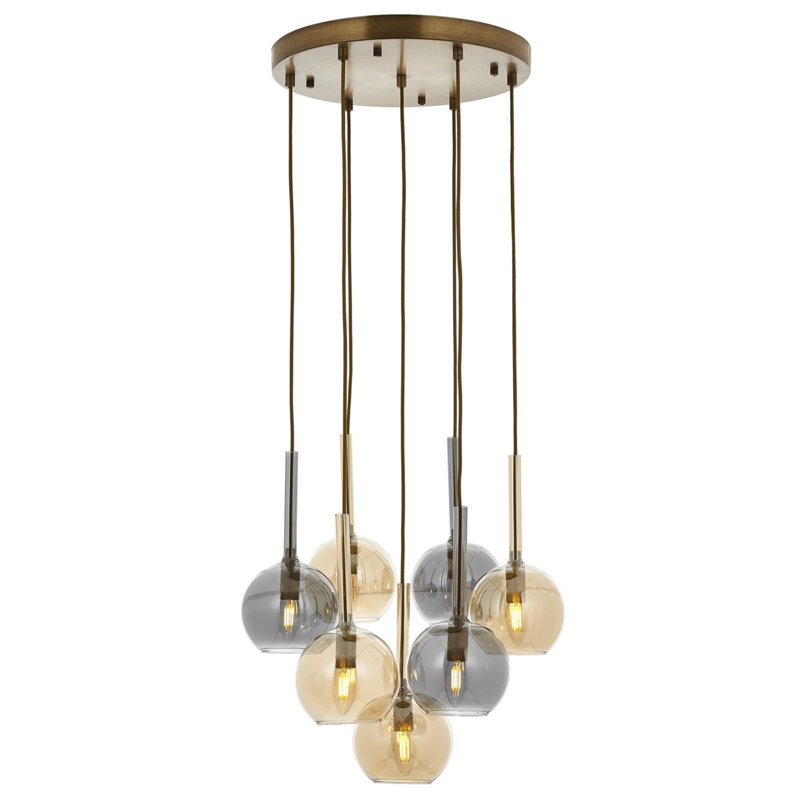 Lustre en grappe à 7 lumières