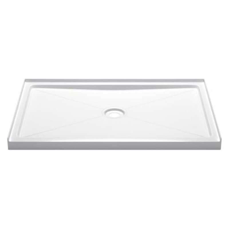 Base de douche simple l 60 po x P 42 po