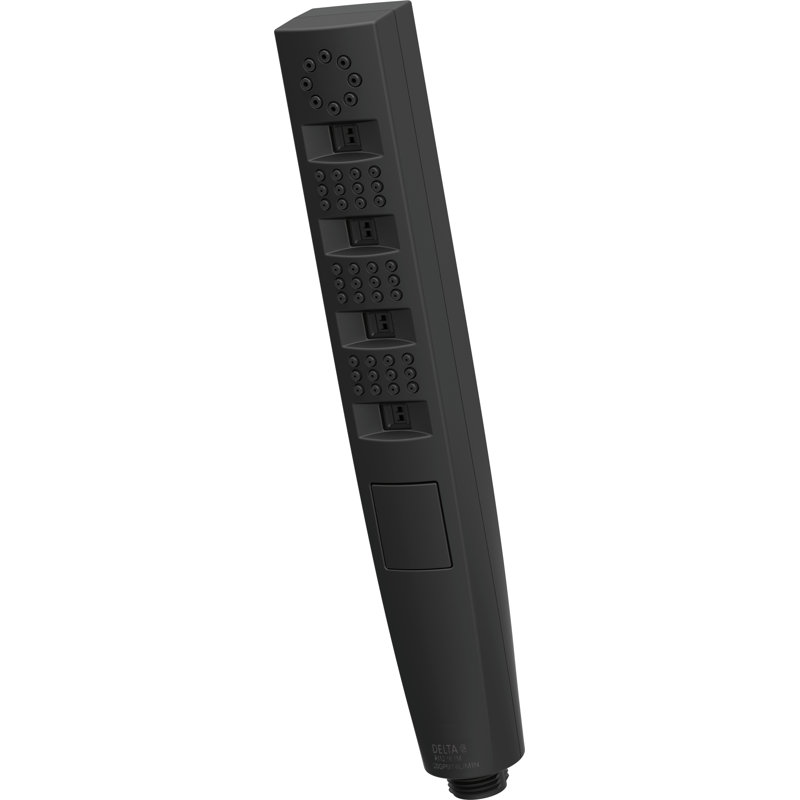 Universal Showering Components Multi Function Handheld Shower Head with H2okinetic Technology, Matte Black
