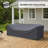 Vienna 90'' Wide Outdoor Teak  Loveseat Cover