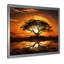 African Safari Tree Sunset Bliss - Art mural arbre-1471084167-1471084164
