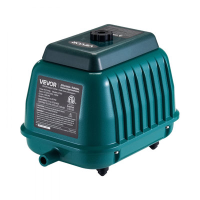Linear Air Pump, 2219.04 GPH Air Flow, Septic Aerator Pump, Aeration System for 11 ft Deep Ponds, Fit for Septic Tanks, Aquariums, Waste Treatment, Seafood Restaurants, Fish Farms, Hydroponics