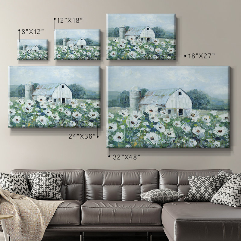 Dream Fields on Canvas, 32" H x 48" W
