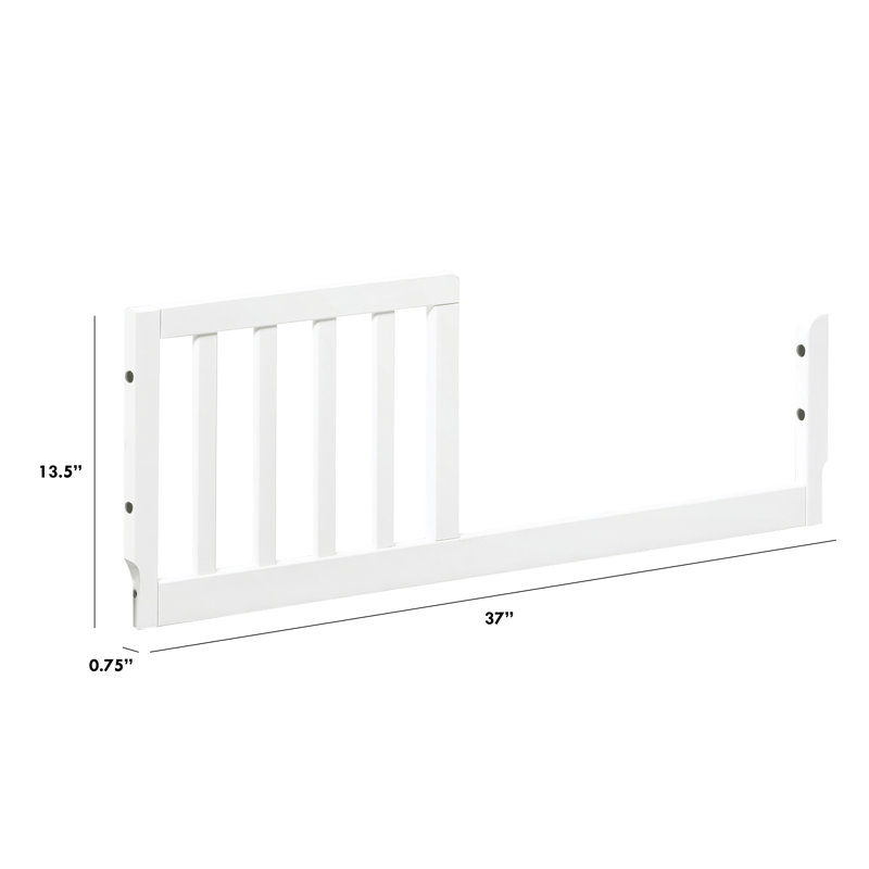 Mini Toddler Bed Conversion Kit, White