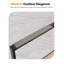 Chaises de patio empilables 2 pièces, chaises de patio d'extérieur empilables en aluminium Never-Rust, ensemble de 2 chaises d'extérieur avec textilène épaissi à double couche pour terrasse, jardin, piscine, chêne chaulé-236610536-236610537