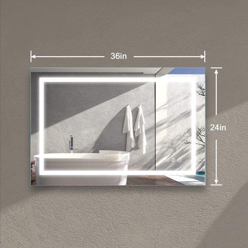Miroir de salle de bain Amandalee