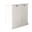 Two-Compartment Tilt-Out Laundry Sorter Cabinet-White