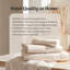 Ensemble de 3 serviettes de toilette en coton Atlas Heavyweight Plush Absorbant Solid Dobby Border-1405965644