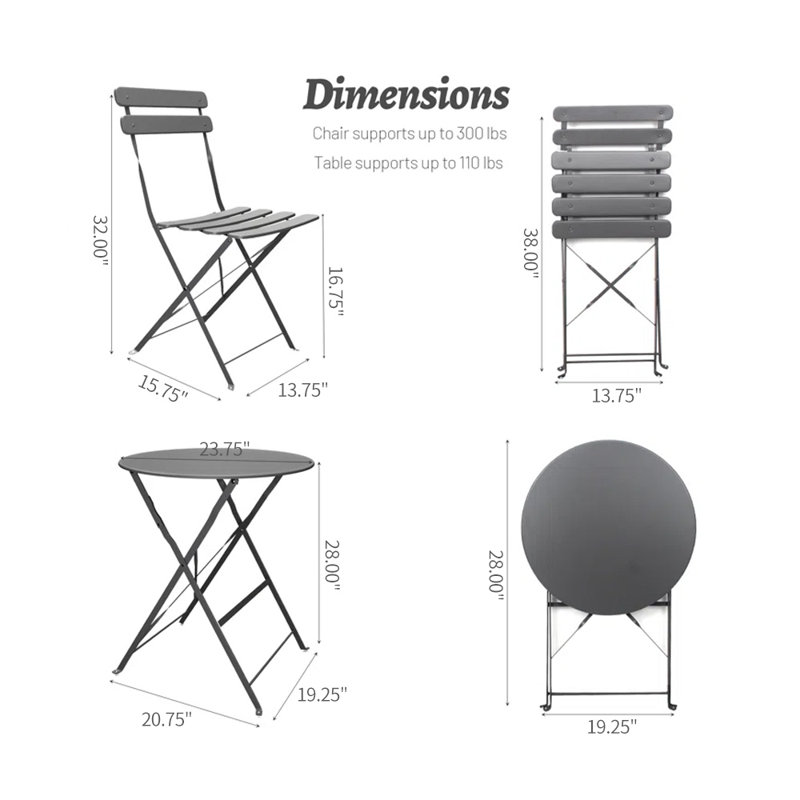 Steel Dining Set