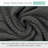 Willow 8 Pieces Hand Towel Set – 100% Combed Cotton, Premium Quality 630 GSM, Dark Grey, Ultra-Soft & Highly Absorbent (8 Hand Towels)-120631034-120631036