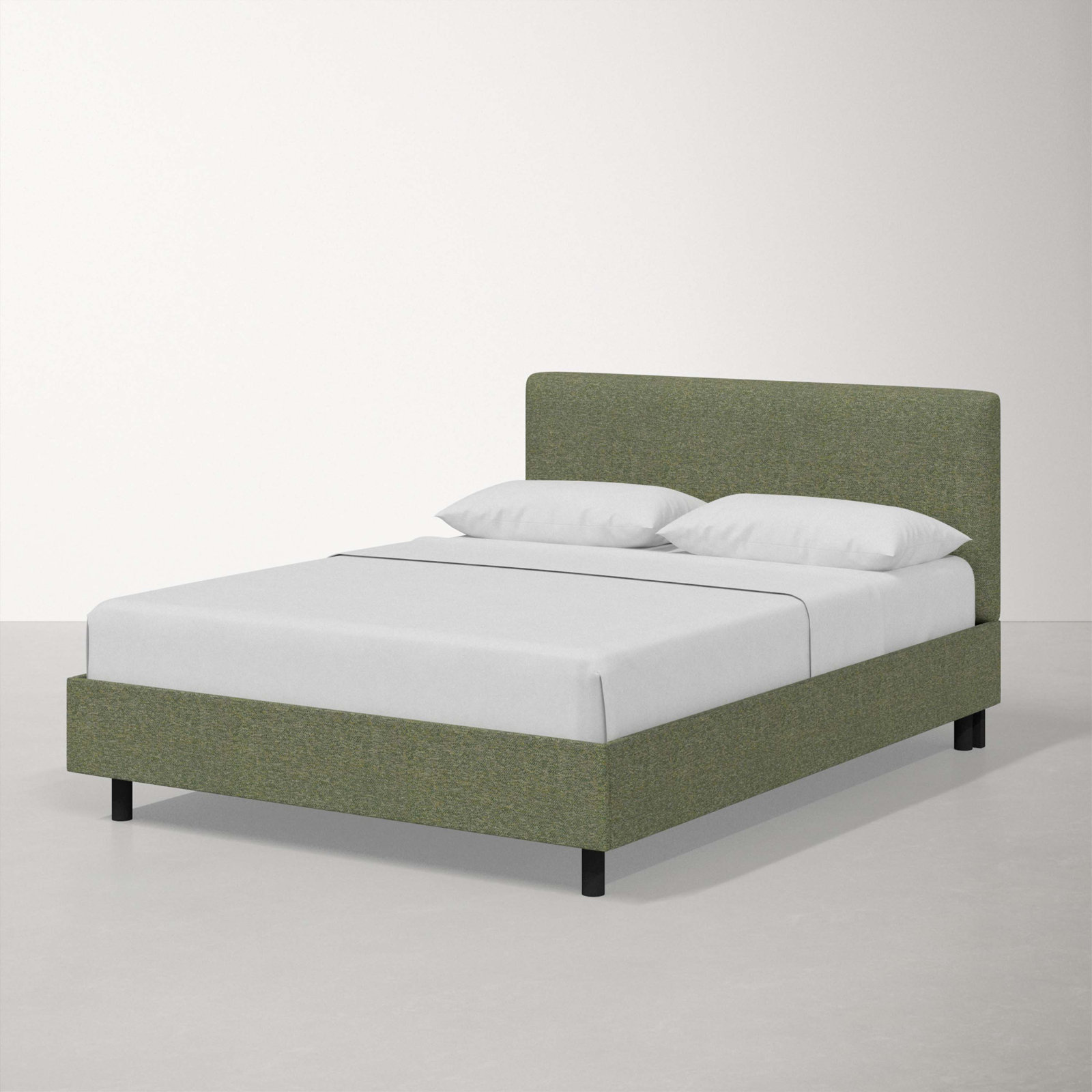 Eisley Cotton Upholstered Bed, California King, Luxe Velvet Emerald