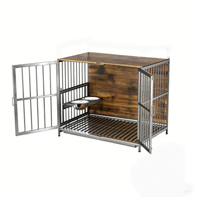 Cage pour chien 41,3 po 41 po