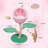 Monster World Cat Tree with Cat Scratching Posts, Large Cat Tower with Platforms, Warm Cat Condo For Indoors