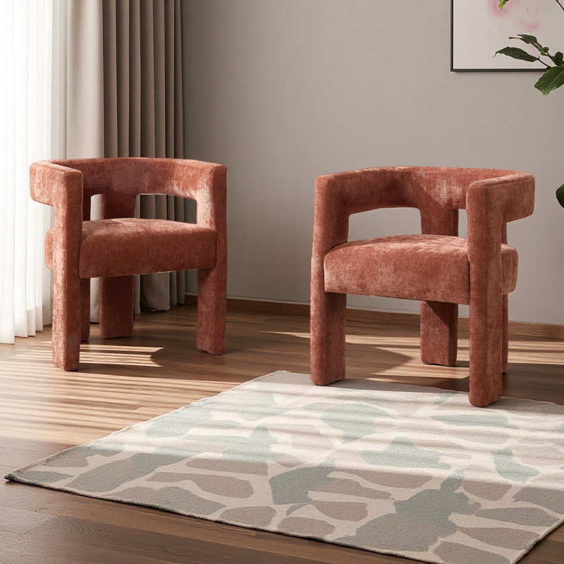 Chaise de salle à manger / chaise de bar / fauteuil d'appoint / de salle à manger contemporaine en tissu de conception contemporaine