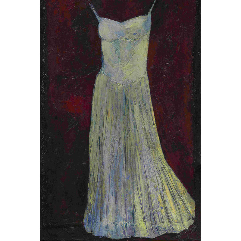 Robe blanche II, H 18 po x l 12 po