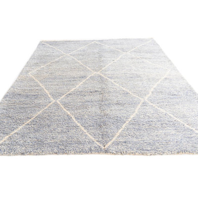Tapis bleu clair Odea