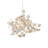 Lunaria 6 - Light Wrought Iron Dimmable Classic / Traditional Chandelier-136117326