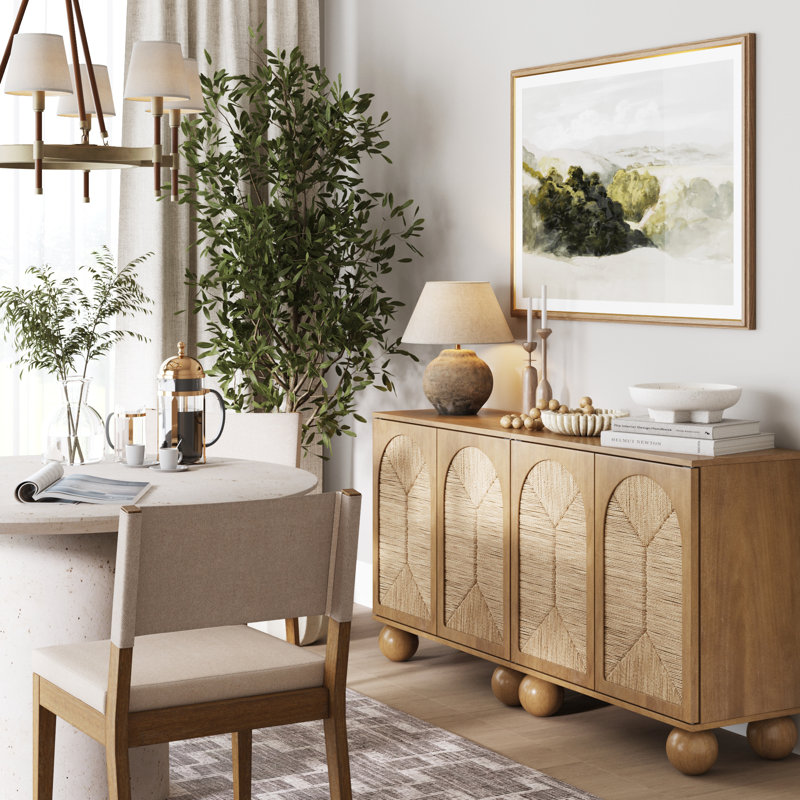 Ensemble de meuble de rangement ou meuble télé Seagrass, Marron clair