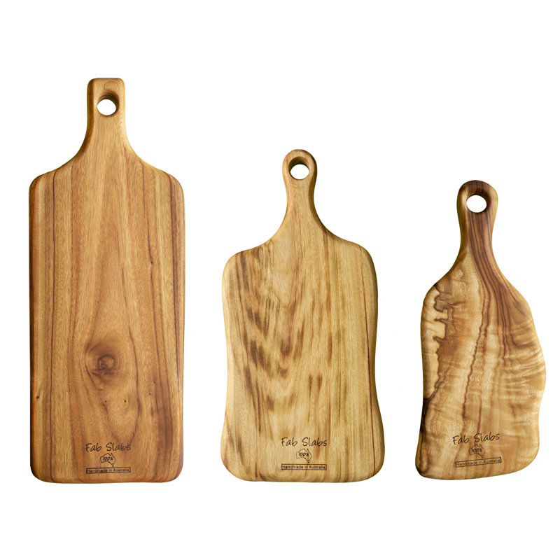 Camphor Laurel Wood Medium Paddle Cutting Board