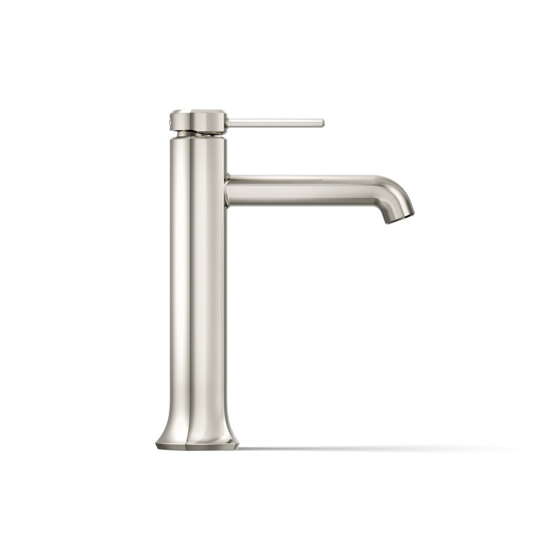 Occasion Tall Single-Handle Vessel Sink Bathroom Faucet with Drain Assembly, Vibrant Polished Nickel, 1.2 GPM 