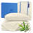 100% Organic Viscose From Bamboo Sheets Set, 300 Thread Count, 4-pc Set, Luxury Cooling Sheets, Deep Pockets - Gift-Ready Packaging, Full Size (Vanilla)-111656342-111656343
