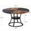 47.24" Round Dining Table For 4(without chair), Kitchen Table, Dining Table, Circle Table, Dining Room Table, Dinner Table,Space Saving Wood Kitchen & Dining Room Tables-1600021369