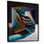 Black Floater Framed