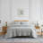 Infinite Blossom Blue Oversized Microfiber Comforter Set with matching shams Easy care-1074330927