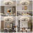 Quiet Ceiling Fan With Light – LED Crystal Flush Mount Fan Lamp With Hidden Blades-486594039