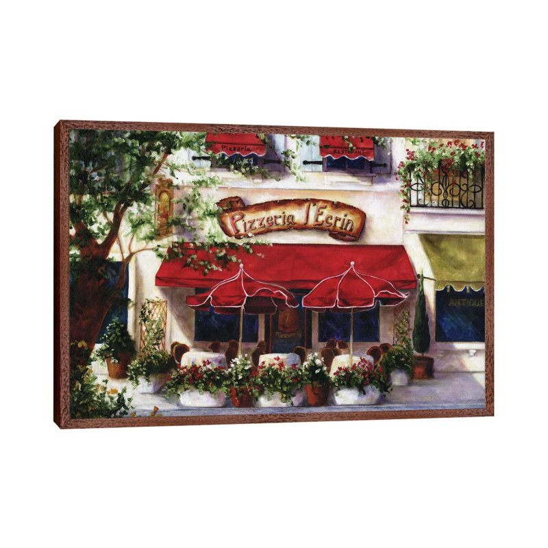 Cafe IV by Malenda Trick - Gallery-Wrapped Canvas Giclée on Canvas, 101.6 cm H x 66.04 cm W, Classic Wood Framed