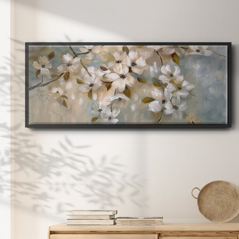 Blossoms of May - toile encadrée, H 20 po x l 50 po