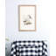 S / 4, reproduction encadrée 15,5 po x 23,5 po