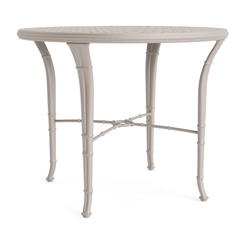 Calcutta Outdoor Round Bistro Table, Dove