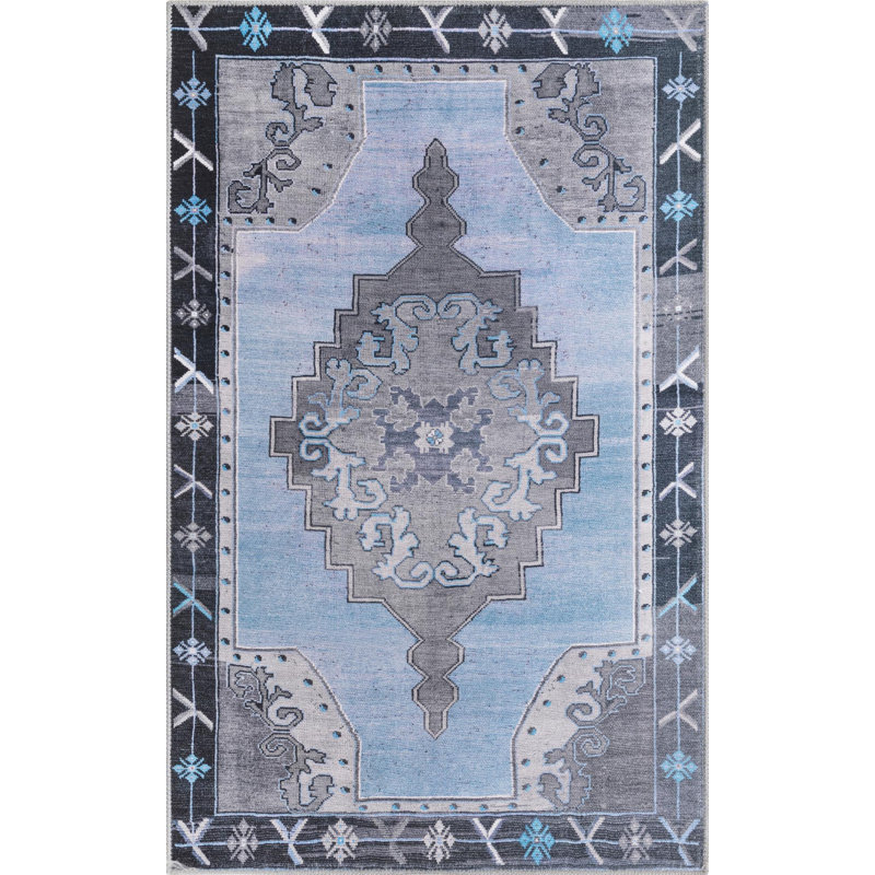 Oppie Oriental Indoor Rug, Rectangle 3'6" x 5'6"