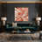 Digital Abstraction 12 Beige Canvas Wall Art