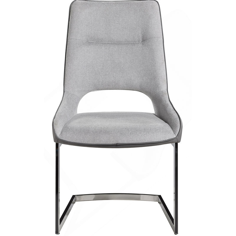 Ensemble de chaises polyvalentes en métal et similicuir pour une expérience culinaire élégante