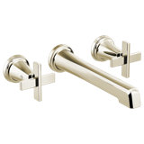Levoir® Two-Handle Wall Mount Lavatory Faucet - Less Handles