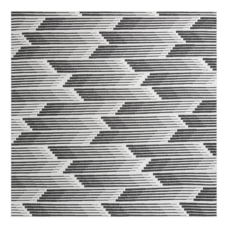 Geometric Indoor / Outdoor Rug, Square 12'