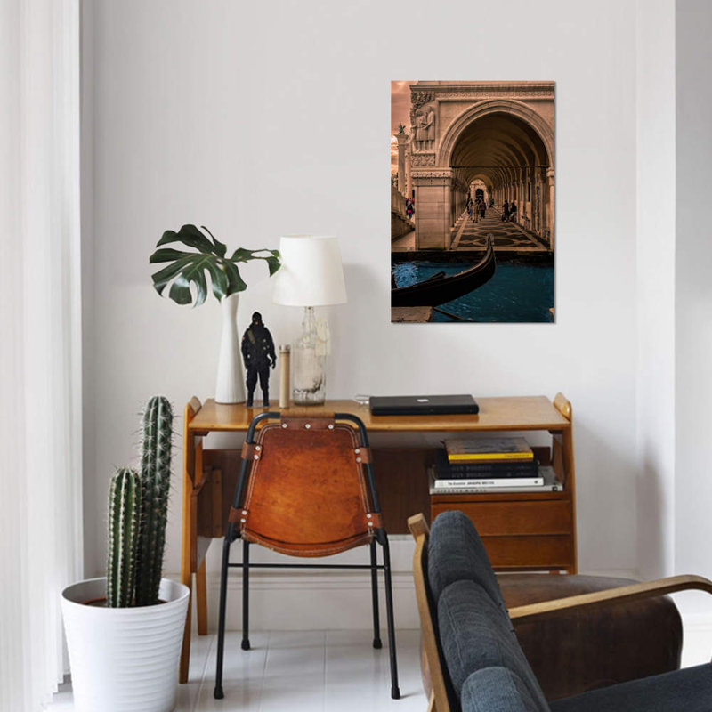 " Palazzo Ducale (Doge's Palace), Venezia " by Enzo Romano, 18" H x 12" W x 1.5" D, Wrapped Canvas, No Mat