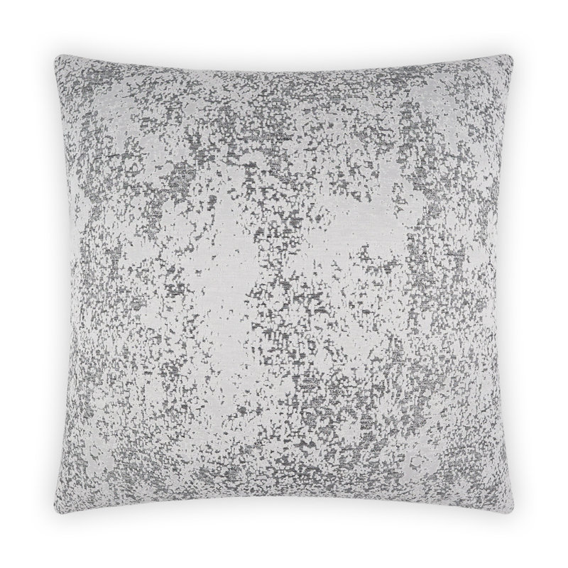 Coussin décoratif Portland, gris, Carré 22 po