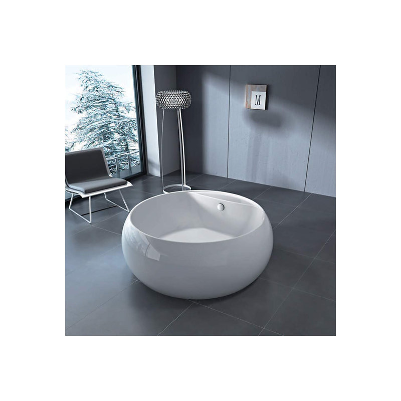 61'' L Freestanding Soaking Bathtub