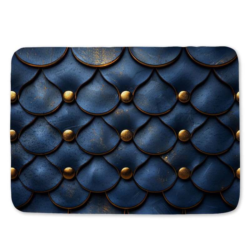 Texture de tapis de bain, L 17 po x L 24 po