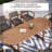 Oval Acacia Solid Wood Extendable Outdoor Dining Table , 70.9 " W 35.4 " D